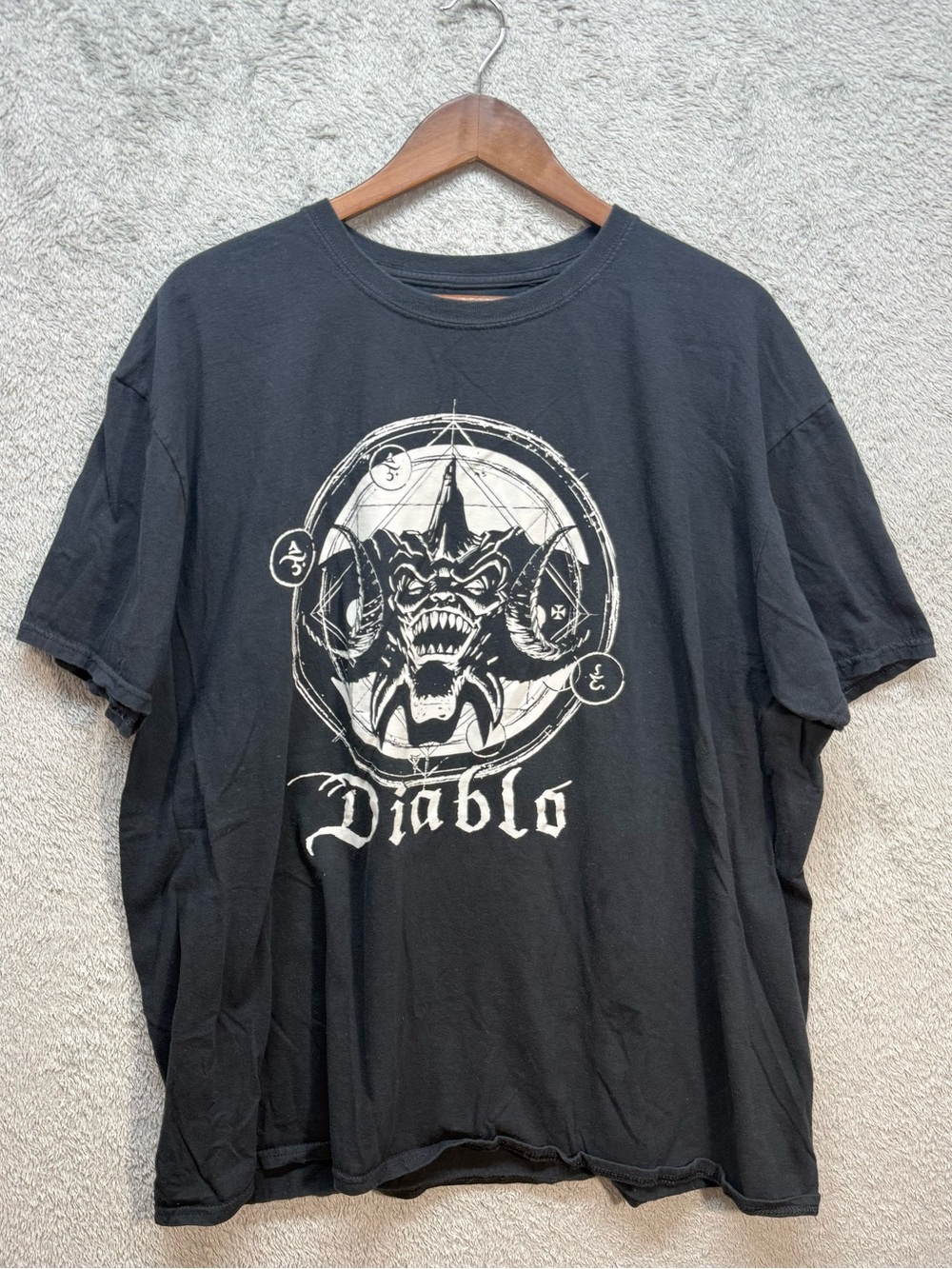 Black Graphic Short-Sleeve Tee